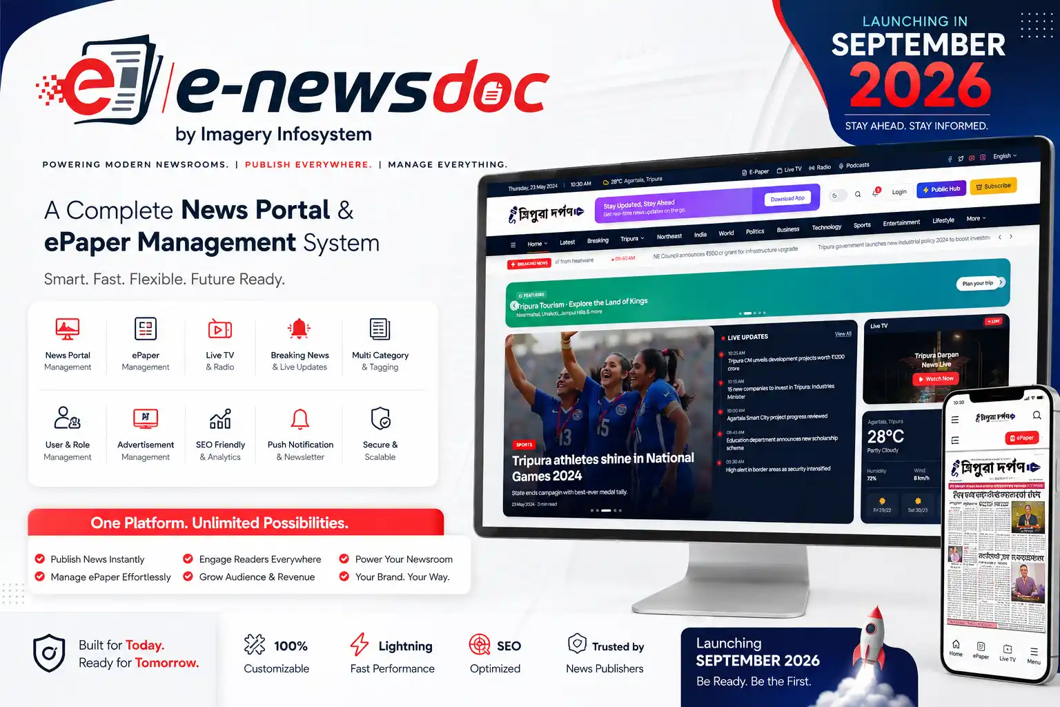 e-newsdoc Product Launch Banner