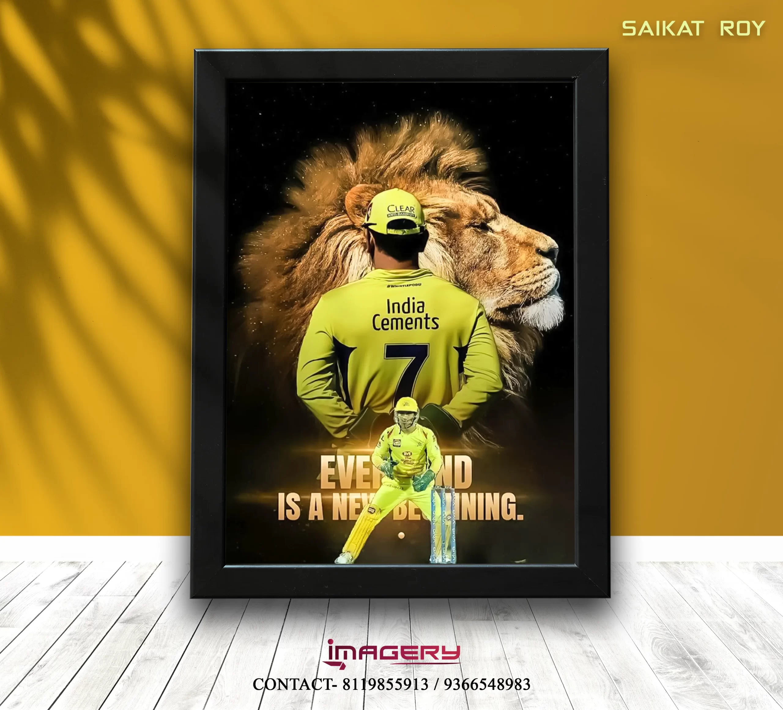 MS Dhoni Tribute YouTube Thumbnail
