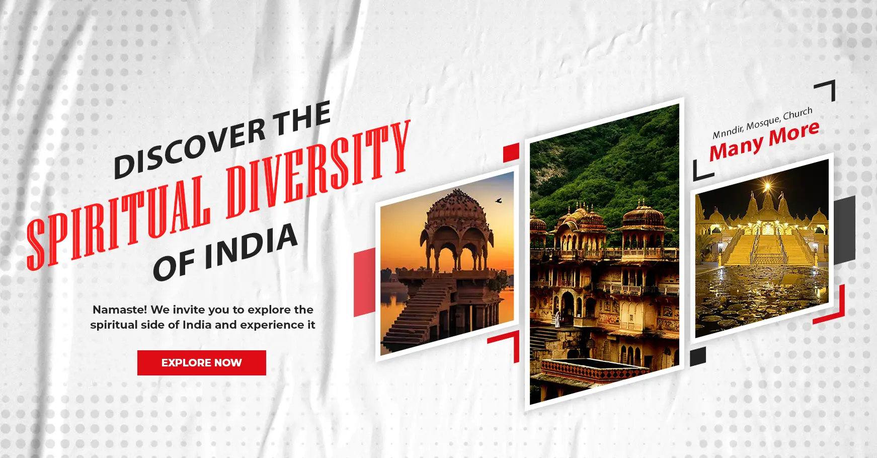 Spiritual India Tourism Banner