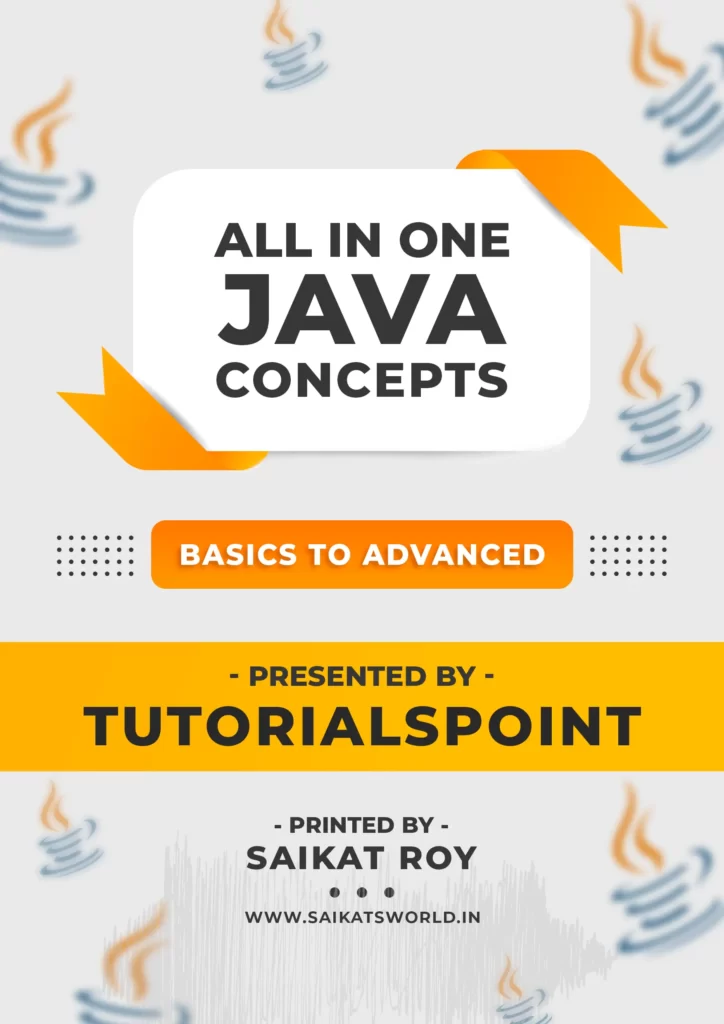 JAVA BOOK COVER